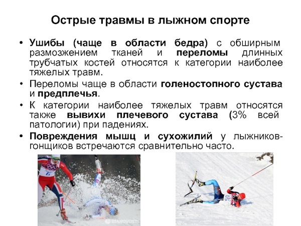 травмы в лыжном спорте
